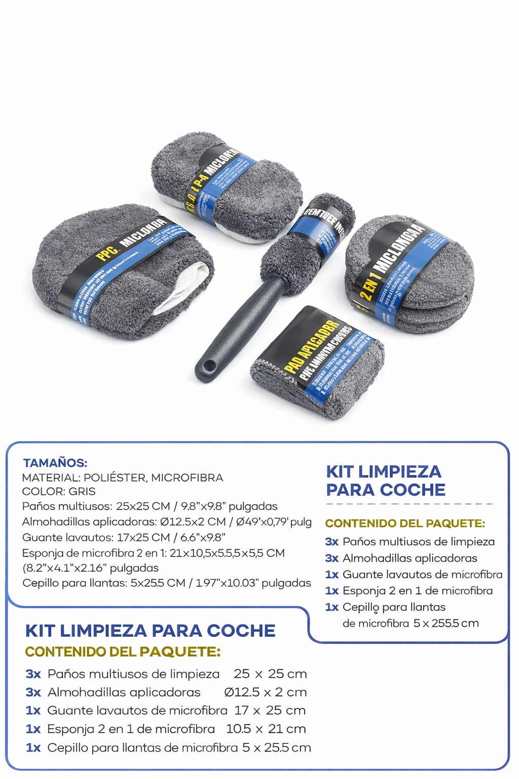 AutoClean Pro 9 – Kit Completo de Lavado