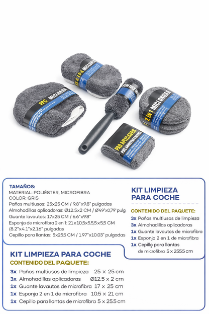 AutoClean Pro 9 – Kit Completo de Lavado
