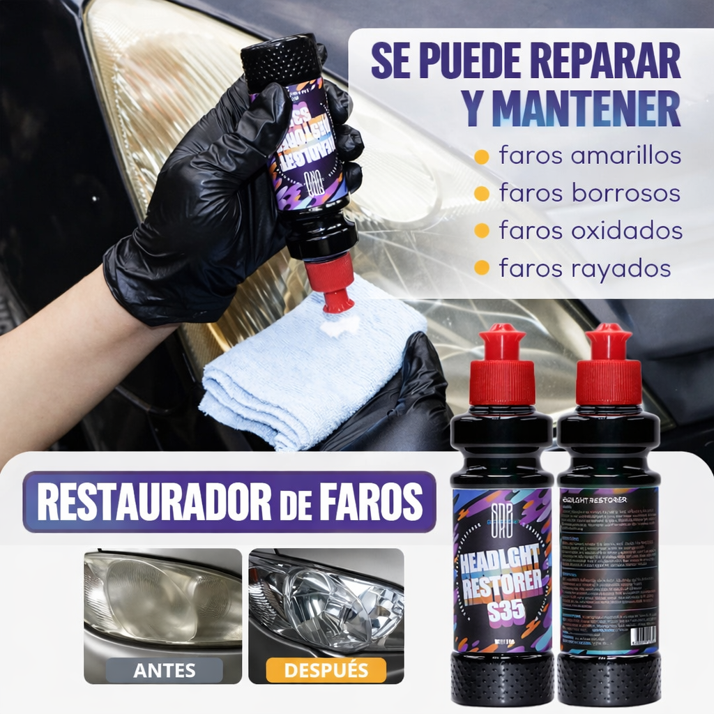 Kit Restaurador de Faros