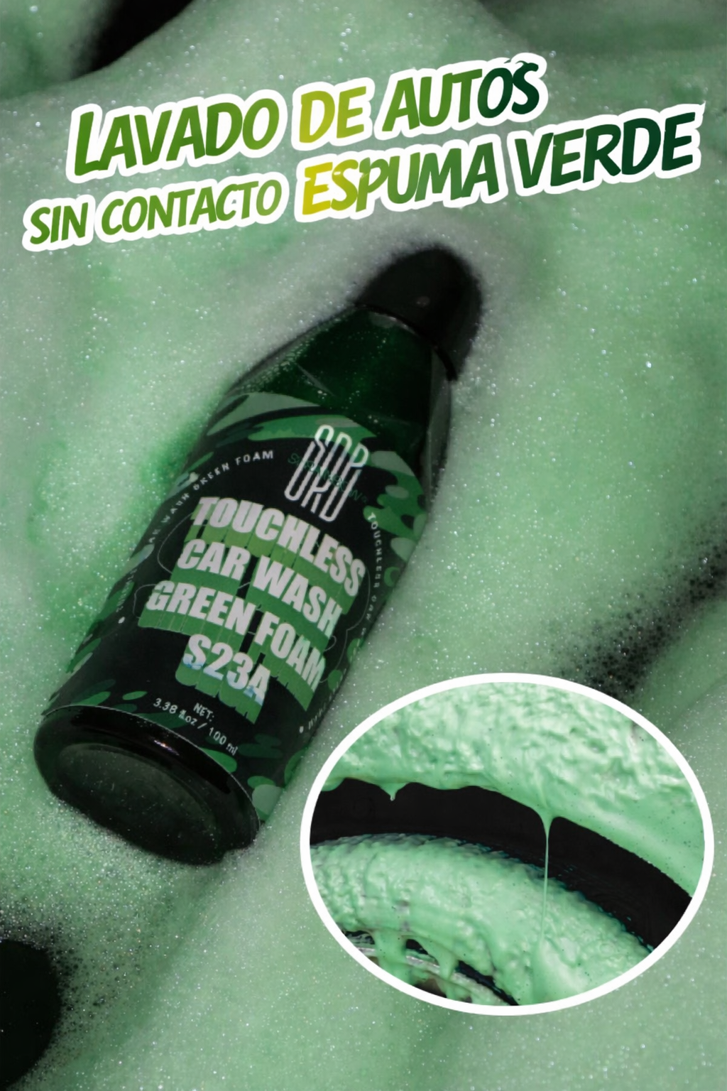 Champú Espumoso para Lavados más complicados