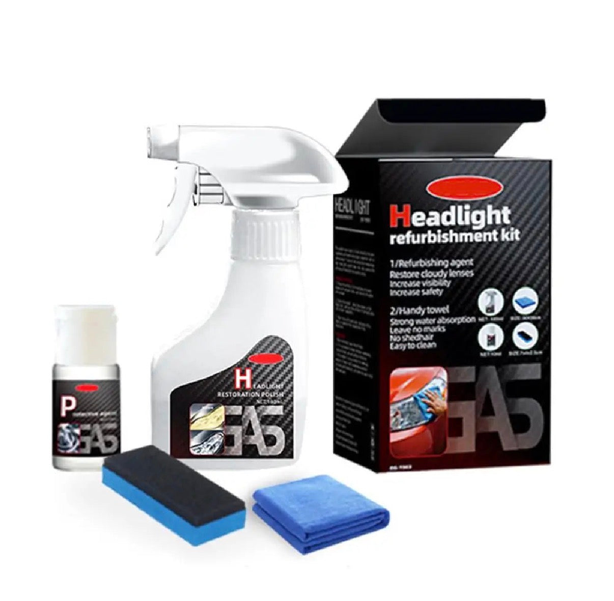 Kit Completo de Restauración de Faros