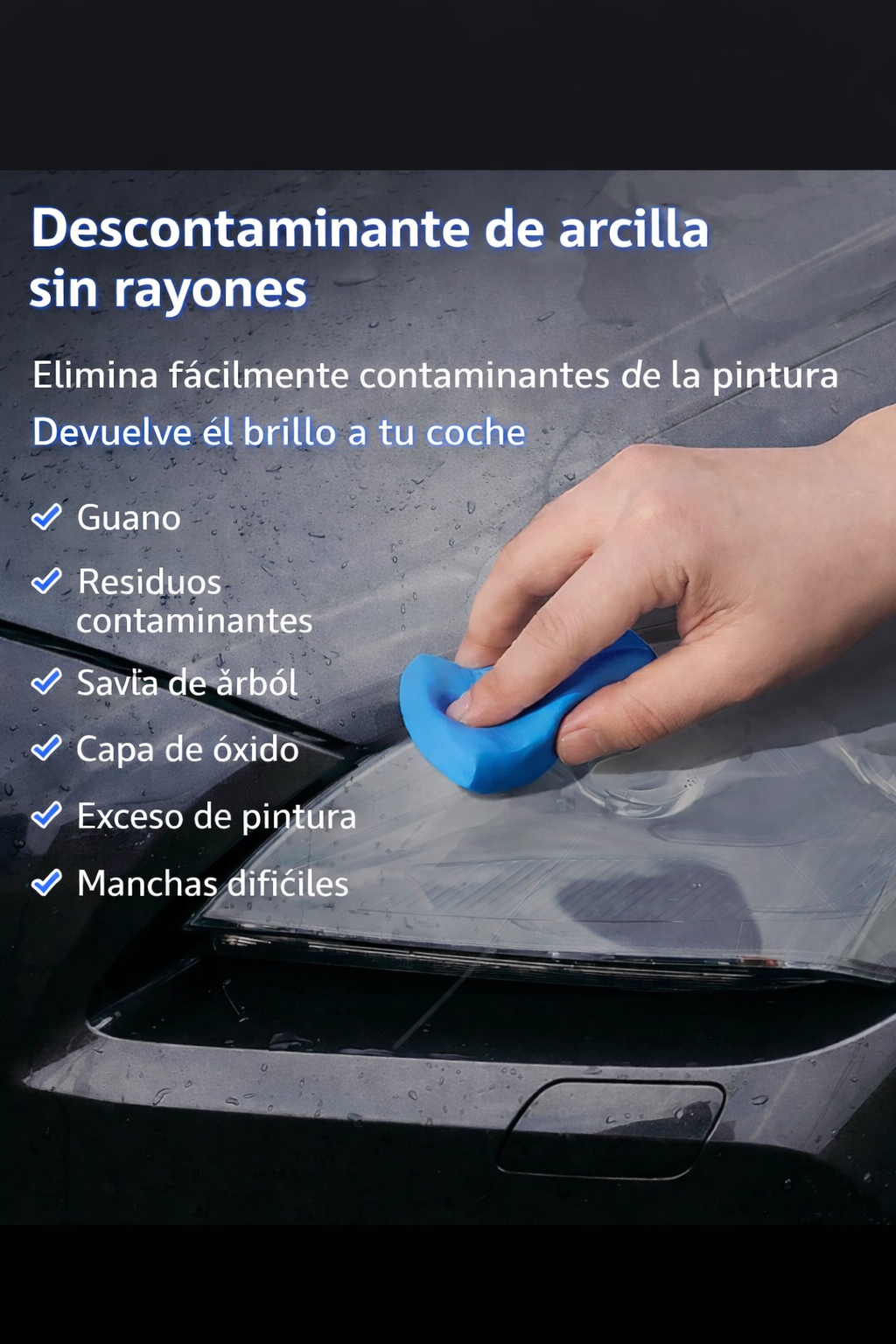 Arcilla Descontaminante para Carrocería – Car Detailing