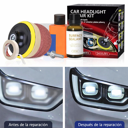 Kit Completo de Restauración de Faros