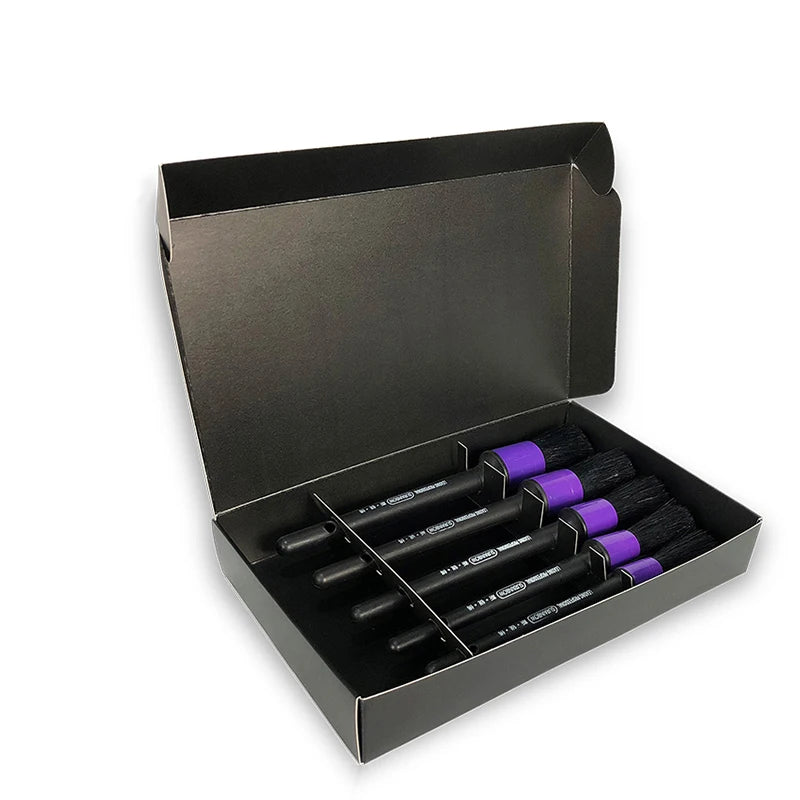 Kit de Cepillos de Detailing 5 Piezas – Interior